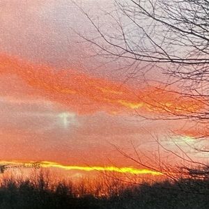 Canvas print of Sunset photo